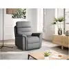 Image de Fauteuil de relaxation en tissu gris léon - gris clair
