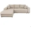 Image de Canapé dangle Gauche 4 places SUZIE convertible en Tissu - Beige - L246 x 188 x 80cm - LOUNGITUDE