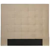 Image de Tête de lit capitonnée en tissu MEGAN - Beige Largeur - 140 cm