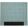 Image de Tête de lit capitonnée en tissu MEGAN - Bleu clair Largeur - 160 cm