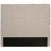 Image de Tête de lit en tissu WILLY - Beige Largeur - 140 cm