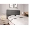Image de Tête de lit en tissu LUCA - Gris Largeur - 140 cm