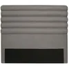 Image de Tête de lit en tissu LUCA - Gris Largeur - 160 cm