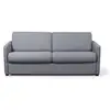 Image de Canapé Convertible 3 Places Agathe En Tissu - Epaisseur 13cm - Gris Clair, Couchage - 160 X 190 Cm