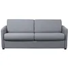 Image de Canapé convertible express 3 places AGATHE Couchage Quotidienen Tissu - Gris clair - Matelas 13cm - Couchage 160x190cm - LOUNGITUDE