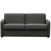 Image de Canapé convertible express 3 places AGATHE Couchage Quotidienen Tissu - Gris foncé - Matelas 13cm - Couchage 160x190cm - LOUNGITUDE