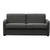 Image de Canapé convertible express 3 places agathe en tissu - matelas 13cm - gris foncé, couchage 160x190cm