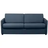 Image de Canapé convertible express 3 places AGATHE Couchage Quotidienen Tissu - Bleu foncé - Matelas 13cm - Couchage 160x190cm - LOUNGITUDE