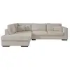 Image de Canapé d'angle xxl belami en tissu - beige, angle gauche