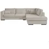 Image de Canapé dangle droit XXL BELAMI 6 places en tissu - Beige - L303 x 228 x 86cm - LOUNGITUDE