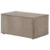 Image de Clarisse - pouf en velours côtelé - taupe