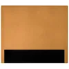 Image de Tête de lit NUMA en velours côtelé - Jaune - Largeur 140 cm