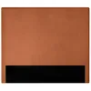 Image de Tête de lit NUMA en velours côtelé - Terracotta - Largeur 140 cm