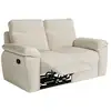 Image de Canapé de relaxation manuel ross 2 places en tissu - beige ROSS