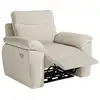 Image de Fauteuil de relaxation électrique ross en tissu - beige ROSS