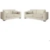 Image de Ensemble canapés 2 places et 3 places BELAMI en tissu - Beige - LOUNGITUDE