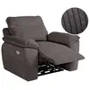 Image de Fauteuil de relaxation électrique ross en velours côtelé - gris ROSS