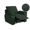 Image de Fauteuil de relaxation manuel ross en velours côtelé - vert foncé ROSS