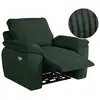 Image de Fauteuil de relaxation électrique ross en velours côtelé - vert foncé ROSS