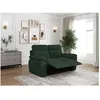 Image de Canapé de relaxation manuel ROSS 2 places en velours côtelé - Vert foncé - L160 x P100 x H102cm - LOUNGITUDE
