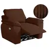 Image de Fauteuil de relaxation électrique ross en velours côtelé - marron ROSS