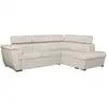 Image de Canapé d'angle droit convertible 4 places paola avec coffre en tissu - beige PAOLA