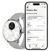 Image de Montre Hybride Avecings Scanwatch 2 38 Mm Blanc/gris Bracelet Fkm