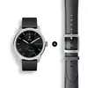 Image de Montre de santé Withings Scanwatch 2 de 42mm en noir avec bracelet en cuir détection automatique dactivité notifications