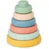 Image de Jeu D'éveil : Set De 6 Anneaux À Empiler En Couleurs Pastel