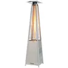 Image de Chauffage Extérieur Pyramidal Louxor 5-13 Kw Inox Argent 530x530x2270 Mm Sovelor