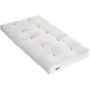 Image de Matelas futon écru en coton 90x190