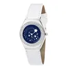 Image de Montre mouvement tournant en forme détoiles ornée de 87 cristaux Swarovski par So Charm® 30mm Blanc