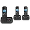 Image de Téléphone sans fil - ALCATEL - F860VOICETRIONOIR - 3 combinés - Mains libres - Alphanumérique rétro-éclairé