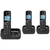 Image de Alcatel - téléphone sans fil trio avec répondeur noir f860voicetrionoir - F860VOICETRIONOIR