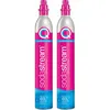 Image de Sodastream Lot de 2 cylindres de gaz co2 60l quick connect pour machine à gazéifier - 2 x cylindre quick connect