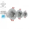 Image de Lot de 3 spots intégrés 345 Lm Blanc neutre