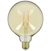 Image de Ampoule LED Globe (G95) / Vintage au verre ambré culot E27 3 8W cons. (30W eq.) 350 lumens lumière blanc chaud