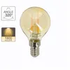 Image de Ampoule LED (P45) / Vintage au verre ambré culot E14 3 8W cons. (30W eq.) 350 lumens lumière blanc chaud