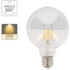 Image de Ampoule LED G95 Silver culot E27 8W cons. (60W eq.) 850 lumens lumière blanc chaud
