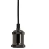 Image de Suspension à douille noire style vintage culot E27