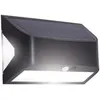 Image de Applique murale hybride Solaire / USB 700 Lumens IP54 3 modes déclairage 10h dautonomie avec détecteur de mouvement
