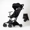 Image de Poussette Canne BEBE2LUXE PIKO Ultra Compacte et légère Cabine Avion (noir)