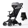 Image de Poussette Canne BEBE2LUXE PIKO Ultra Compacte et légère Cabine Avion (Gris)