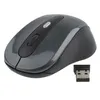 Image de Souris Sans Fils Universelle Optique 2600 Dpi 2.4 Ghz Usb Plug & Play Gris Foncé