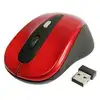 Image de Souris Sans Fils Universelle Optique 2600 Dpi 2.4 Ghz Usb Plug & Play Rouge Neuf Yonis