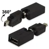 Image de Adaptateur Convertisseur Port Usb - Mini Usb Fiche Mâle Universel Rotation 360° Yonis