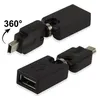 Image de Adaptateur Convertisseur Port USB - Mini USB Fiche Mâle Universel Rotation 360° YONIS