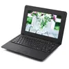 Image de Netbook Android Ordinateur Ultra Portable 10 Pouces Wifi Ethernet 12Go Noir YONIS