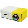 Image de Mini Vidéoprojecteur Portable Home Cinema 400 Lumens Led Hdmi Usb Micro Sd Blanc Yonis