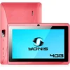 Image de Tablette 7 Pouces Tactile Ips Quad Core Wifi Bluetooth Android Micro Sd 8go Rose Yonis